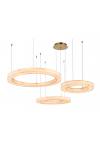 InLight Κρεμαστό φωτιστικό, Alabaster, 65W, 7150 lm, 3CCT (by switch on base)D: 80X6cm-60X6cm-40X6cm(6115-A)