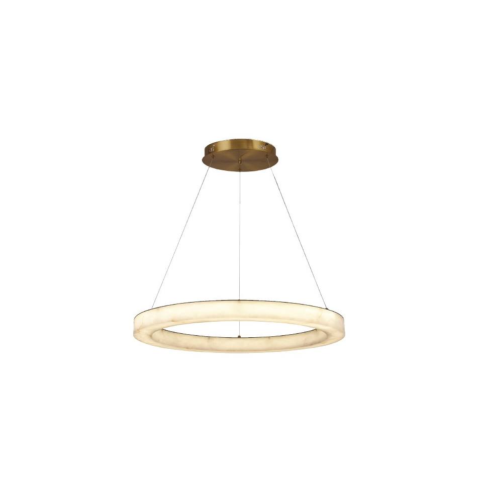 InLight Κρεμαστό φωτιστικό, Alabaster, 25W, 2750 lm, 3CCT (by switch on base)D: 60X6cm(6115-B)
