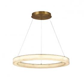 InLight Κρεμαστό φωτιστικό, Alabaster, 25W, 2750 lm, 3CCT (by switch on base)D: 60X6cm(6115-B)