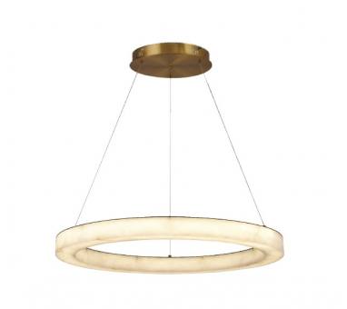 InLight Κρεμαστό φωτιστικό, Alabaster, 25W, 2750 lm, 3CCT (by switch on base)D: 60X6cm(6115-B)