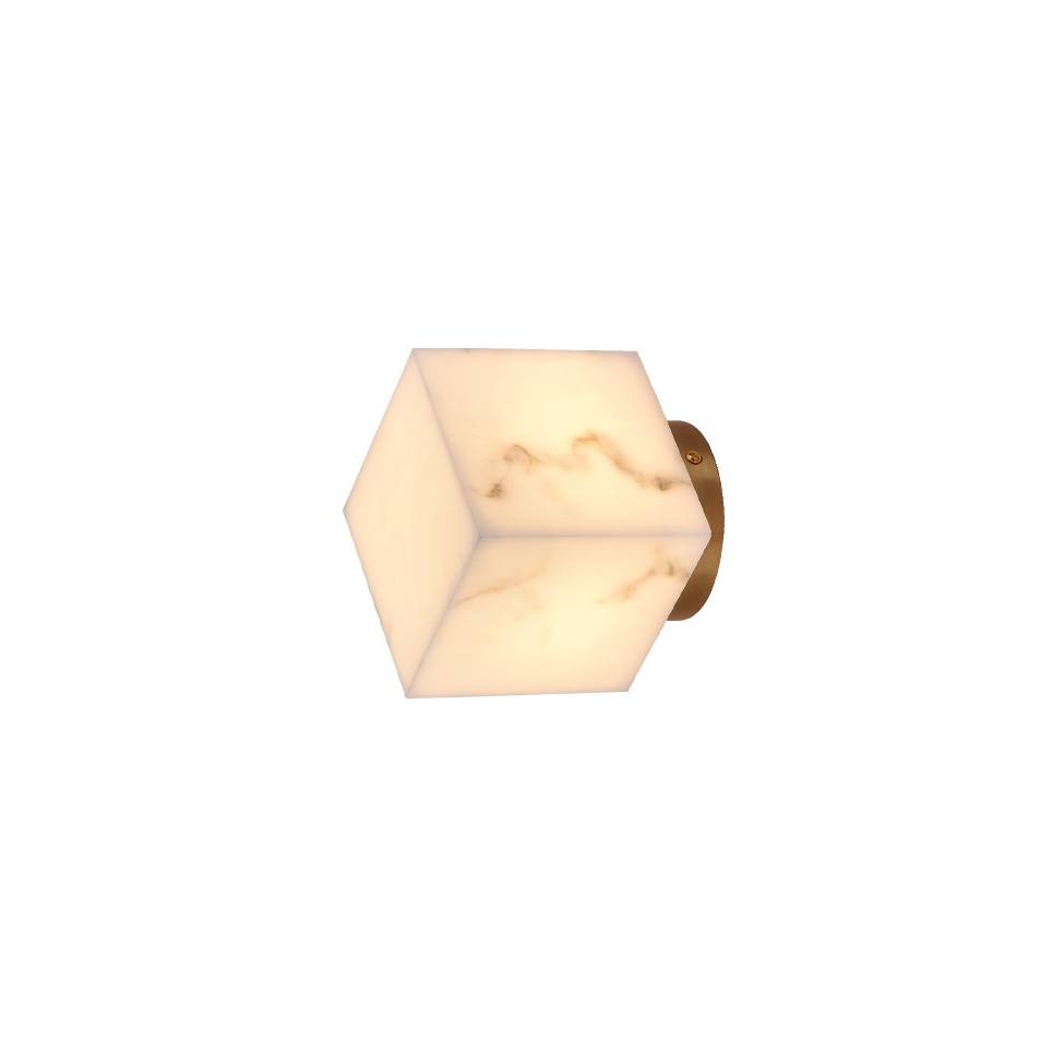 Inlight Επίτοιχο φωτιστικό, Alabaster, 1XG9 D:14X12cm(43071)