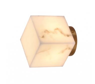 Inlight Επίτοιχο φωτιστικό, Alabaster, 1XG9 D:14X12cm(43071)