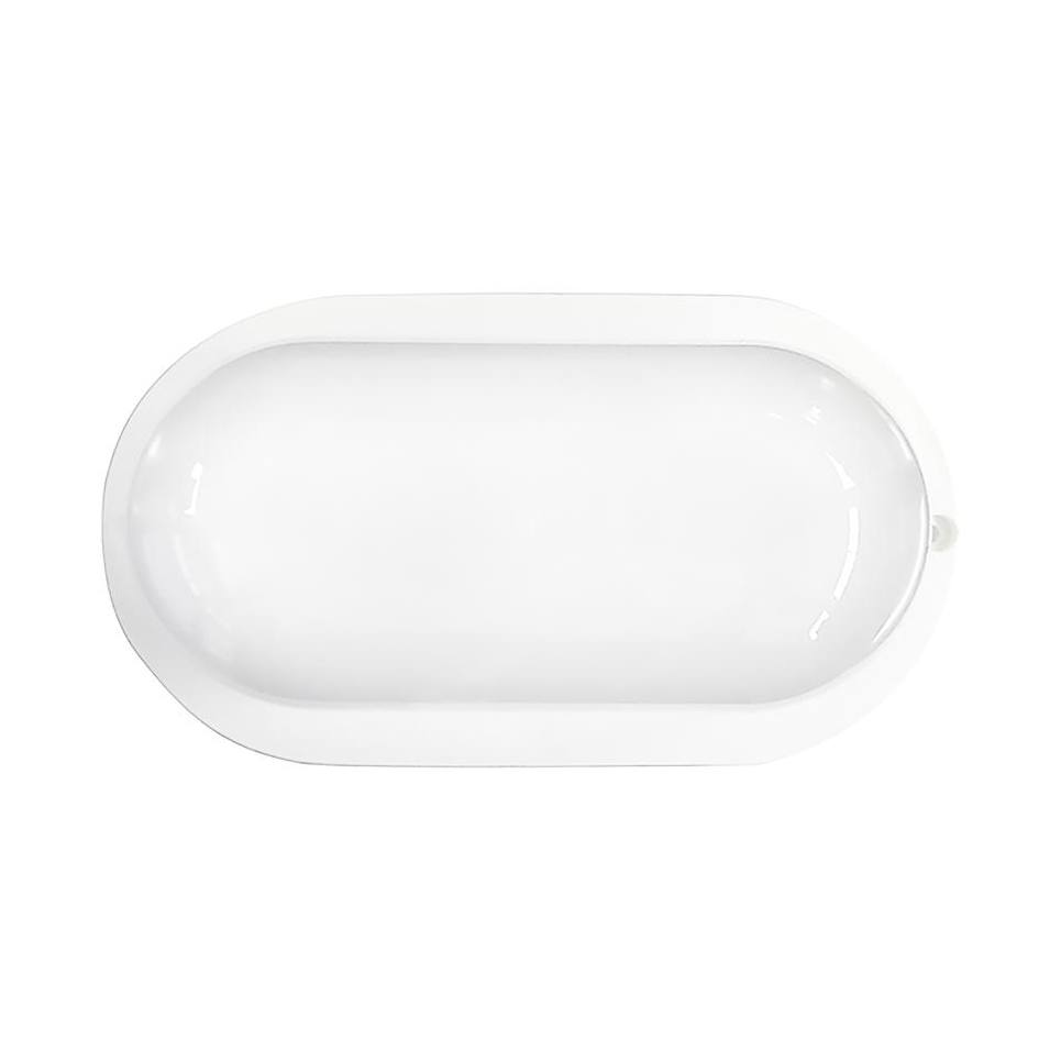 Heronia SLP-300 WHITE ΧΕΛΩΝΑ ΟΒΑΛ ΑΠΛΗ ΠΛΑΣΤΙΚΗ
