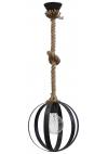 Heronia LAMA/25 1/L ROPE UT-BLACK ΚΡΕΜΑΣΤΟ