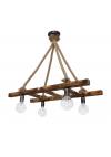 Heronia SKALA/4L ROPE UT-BR ΚΡΕΜΑΣΤΟ ΞΥΛΙΝΟ