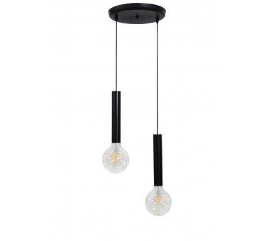 Heronia S-42PENDEL 2/L BLACK ΚΡΕΜΑΣΤΟ ΣΩΛΗΝΕΣ