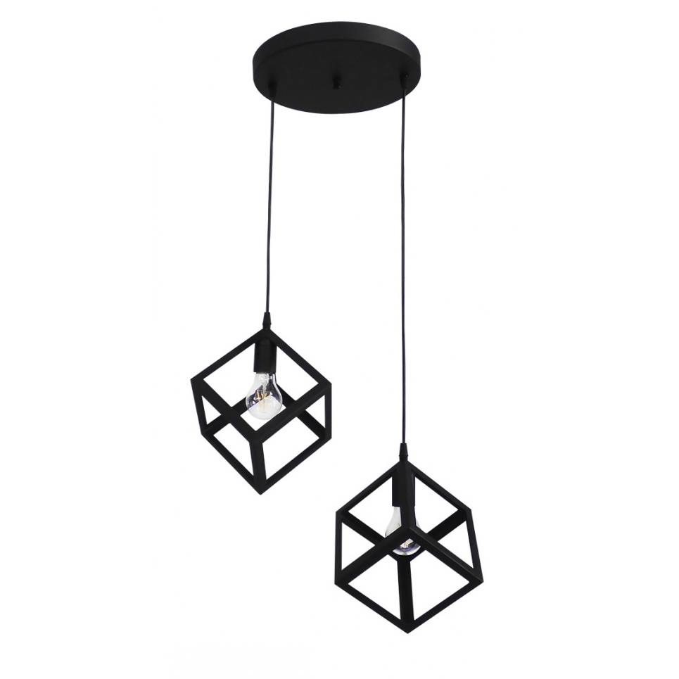 Heronia KYVOS/2L BLACK PENDEL 2/L ΚΡΕΜΑΣΤΟ ΜΕΤΑ