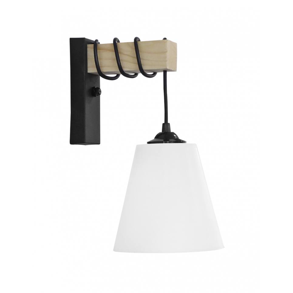 Heronia FUN-01ΑΡ SQUARE BL-WH ΑΠΛΙΚΑ ΞΥΛΟ