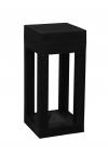 Heronia D-285 BLACK ΕΔΑΦΟΥΣ ΤΕΤΡΑΓΩΝΟ GU10 ΠΛΑΣΤΙΚΟ 16x16x35cm
