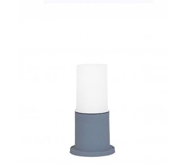 Heronia D-270 GREY ΕΔΑΦΟΥΣ ΚΥΛΙΝΔΡΙΚΟ OPAL ΣΚΕΤΟ ΠΛΑΣΤΙΚΟ 12x23cm
