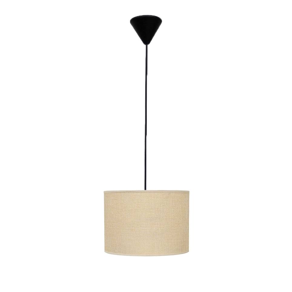 Heronia ΗΚ-02 ΜΠΕΖ Φ20 ΚΥΛΙΝΔΡΟΣ ΚΡΕΜΑΣΤΟ 1/L Ε/27 ME ΚΑΛΩΔΙΟ ΑΜΠΑΖΟΥΡ