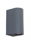 Heronia C-032 GREY 2/L UP-DOWN ΣΠΟΤ ΚΥΛΙΝΔΡΟΣ 2XGU10