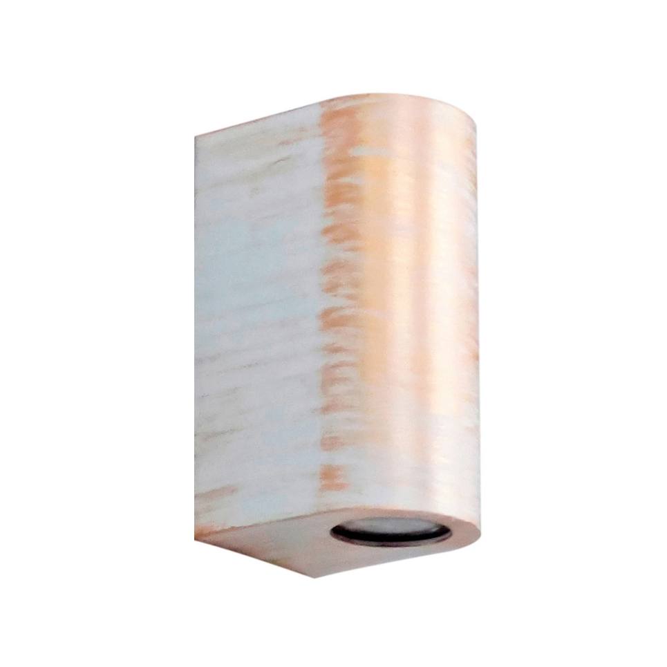 Heronia C-032 WHITE-BRONZE 2/L UP-DOWN ΣΠΟΤ ΚΥΛΙΝΔΡΟΣ 2XGU10
