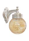 Heronia LP-110AN WHITE-BRONZE-MELI ΑΠΛΙΚΑ ΒΙΔΩΤΟ ΓΥΑΛΙ ΣΦΑΙΡΑΚΙ