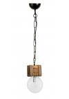 Heronia UT-8X8 1L ΔΟΚΑΡΙ WOOD-CHAIN ΚΡΕΜΑΣΤΟ ΧΩΝΕΥΤΑ ΝΤΟΥΙ Ε/27