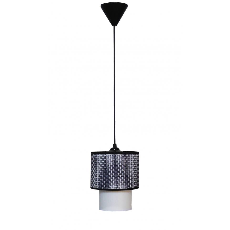 Heronia HK-10 BLACK/WHITE Φ16,5/10 Μοντέρνο Φωτιστικό Κρεμαστό E/27