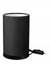 Heronia ΠΟΡΤΑΤΙΦ ΚΥΛΙΝΔΡΙΚΟ ΑΜΠΑΖΟΥΡ TL-07/H-03 BLACK-BLACK  Ε/27