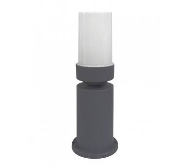 Heronia D-06EB GREY Δαπέδου/εδάφους ψηλό φωτιστικό Ε/27 γκρί