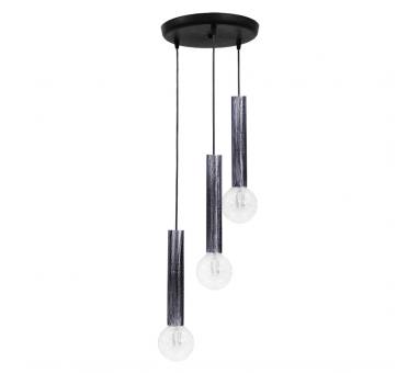 Heronia S-42PENDEL 3/L SILVER ΚΡΕΜΑΣΤΟ ΣΩΛΗΝΕΣ