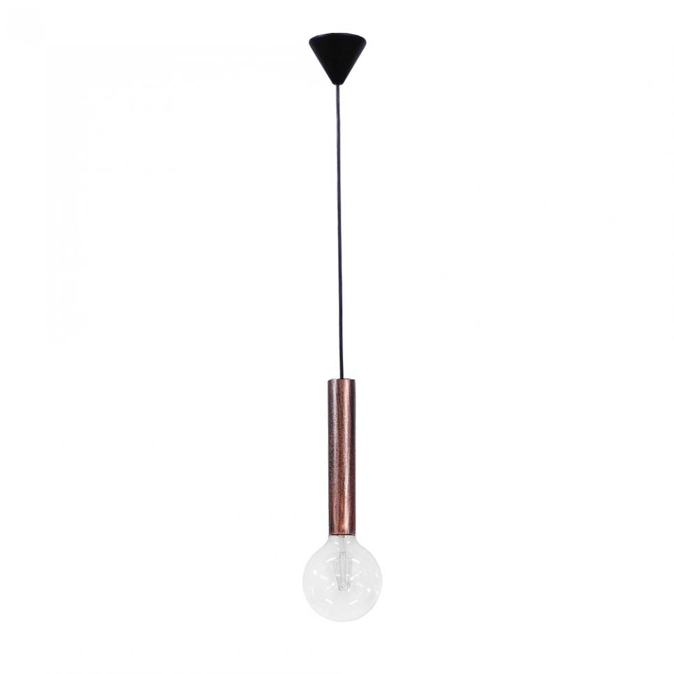 Heronia S-42Κ COPPER 1/L ΚΡΕΜΑΣΤΟ ΣΩΛΗΝΑΣ Ε27