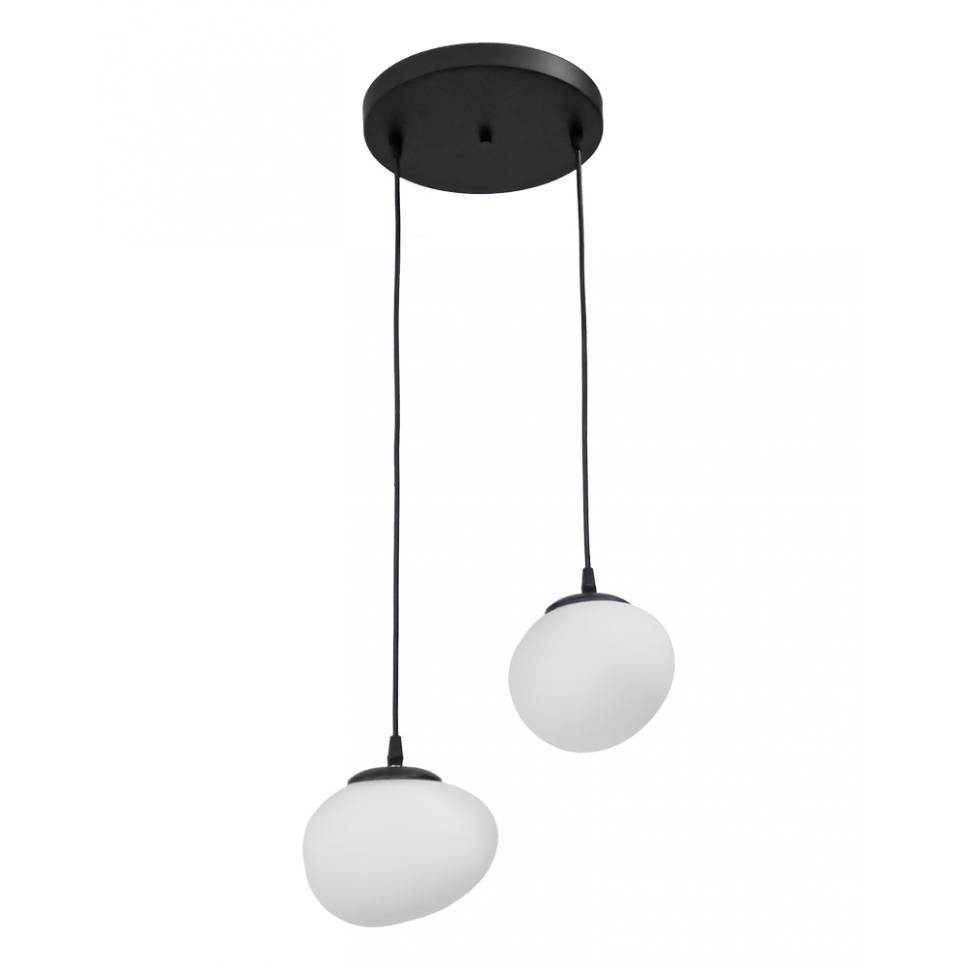 Heronia Φωτιστικό /οροφής ανισόπεδο GL-800/2L PENDEL BL-WHITE VOTSALO