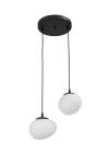 Heronia Φωτιστικό /οροφής ανισόπεδο GL-800/2L PENDEL BL-WHITE VOTSALO