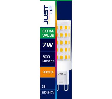 JUST LED JUSTLed-LED Bulb G9 7W 880LM 3000K Θερμό (B090007011)