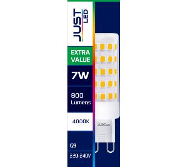 JUST LED JUSTLed-LED Bulb G9 7W 880LM 4000K Φυσικό (B090007012)