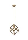 Heronia Κρεμαστό φωτιστικό KYVOS 1L GOLD MAT