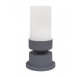Heronia D-06E GREY Δαπέδου/εδάφους H23CM φωτιστικό Ε/27 γκρί