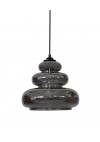 Heronia GL-6030/25 1L -Α- PENDEL FUME Φ25 ΓΥΑΛΙΝΟ ΚΡΕΜΑΣΤΟ