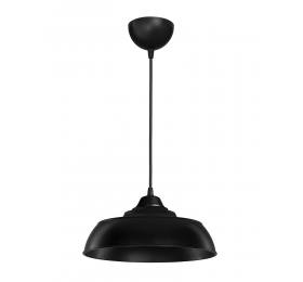 Heronia Κρεμαστό φωτιστικό PUBLIC 1/L NEW BLACK ΚΡΕΜΑΣΤΟ ΠΛΑΣΤΙΚΟ