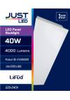 JUST LED LED Panel Backlight 40watt Παραλληλόγραμμο 4000lum 3CCT D:120cm x 30cm (212304010)
