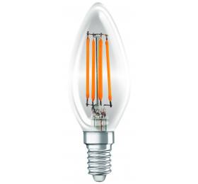 JUST LED JUSTLed-LED Filament Ε14 C35 6W 2700K Θερμό Dimmable (B143506111)