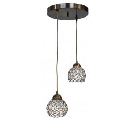 Heronia CHRIS/2L PENDEL BRONZE ΚΡΥΣΤΑΛΟ