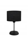 Heronia TL-05 Φ20 BLACK-BLACK ΠΟΡΤΑΤΙΦ Ε/27 ΜΕ ΑΜΠΑΖΟΥΡ ΚΥΛΙΝΔΡΟ