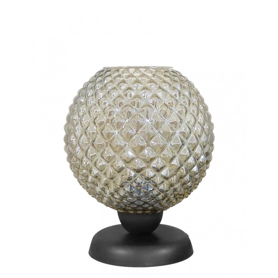 Heronia TL-07/5010 BL-FUME ΠΟΡΤΑΤΙΦ Ε/27 ΓΥΑΛΙ BALL