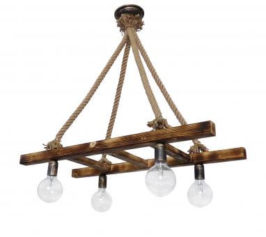 Heronia SKALA/4L ROPE UT-BR ΚΡΕΜΑΣΤΟ ΞΥΛΙΝΟ