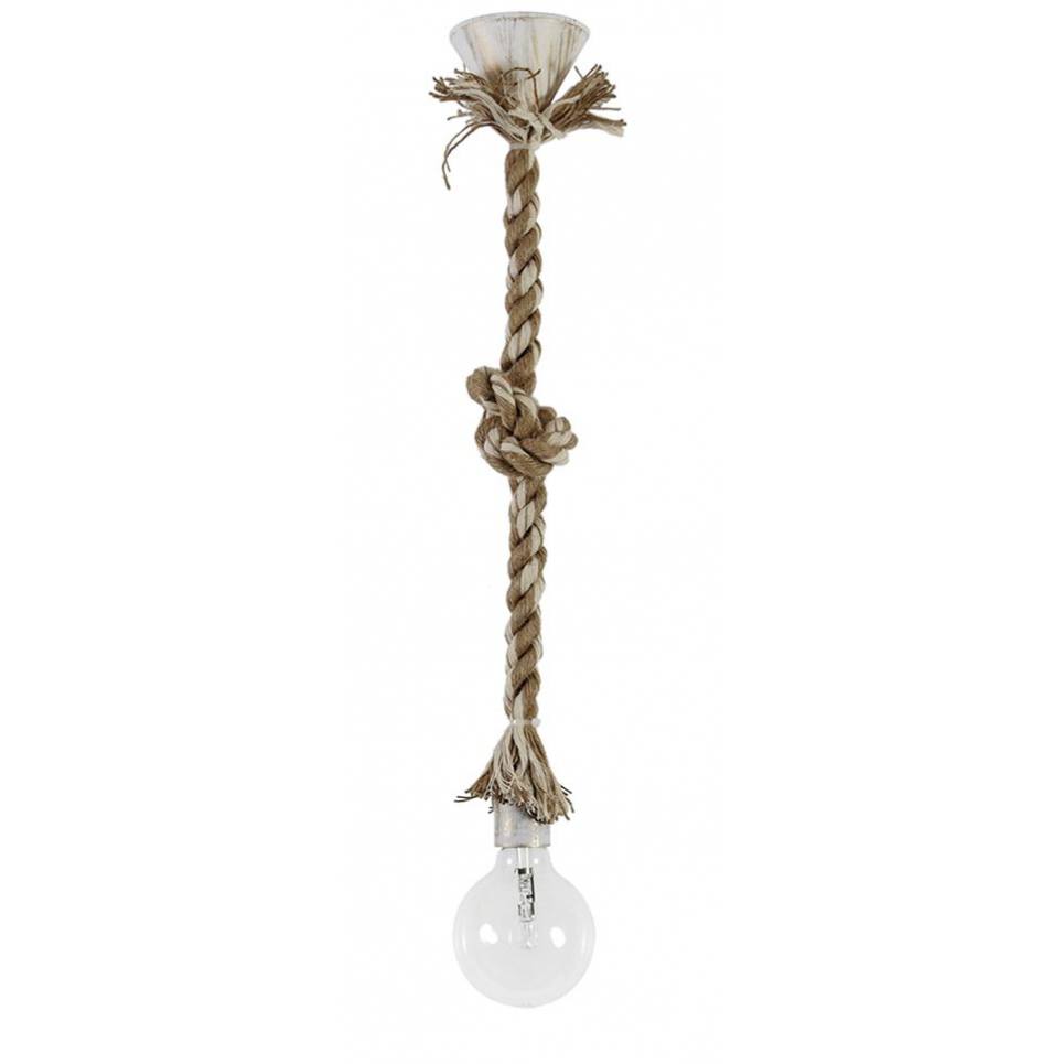 Heronia Ε/27Κ ROPE-ΜΙΧ 1/Φ WHITE-BRONZE ΚΡΕΜΑΣΤ