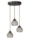 Heronia CHRIS/3L PENDEL BRONZE ΚΡΥΣΤΑΛΛΟ