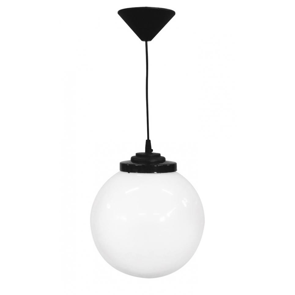 Heronia Φωτιστικό Κρεμαστό LP-100K Φ30 1L BLACK