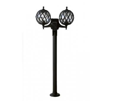 Heronia LP-530ΕΒ 2Φ 100CM BLACK ΕΔΑΦΟΥΣ ΨΗΛΟ