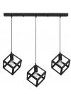 Heronia KYVOS 3/L RAGA BLACK ΚΡΕΜΑΣΤΟ ΜΕΤΑΛΙΚΟ