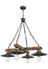 Heronia R-150CROSS 4/L CHAIN BRONZE ΚΡΕΜΑΣΤΟ