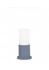 Heronia D-270 GREY ΕΔΑΦΟΥΣ ΚΥΛΙΝΔΡΙΚΟ OPAL ΣΚΕΤΟ ΠΛΑΣΤΙΚΟ 12x23cm