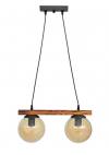 Heronia R-600CABLE RAGA 2/L WOOD ΚΡΕΜΑΣΤΟ ΞΥΛ.ΓΥΑΛΙ ΜΕΛΙ ΣΦΑΙΡΑΚΙ