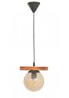 Heronia R-600CABLE 1/L WOOD ΚΡΕΜΑΣΤΟ ΞΥΛ.ΓΥΑΛΙ ΜΕΛΙ ΣΦΑΙΡΑΚΙ