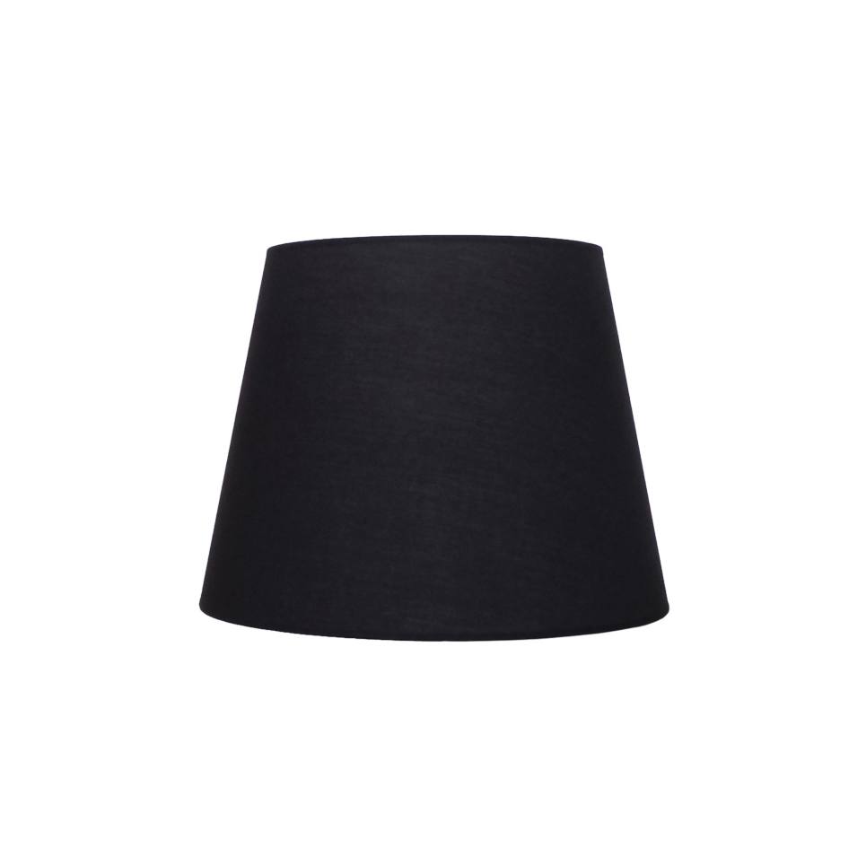 Heronia Η-03 ΚΩΝΙΚΟ ΜΑΥΡΟ Φ35 ΑΜΠΑΖΟΥΡ Φ35h25φ23cm Ε/27 ΕΠΙΤΡΑΠΕΖΙΟ