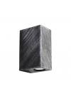 Heronia C-042 SILVER 2/L UP-DOWN ΣΠΟΤ ΤΕΤΡΑΓΩΝΟ 2XGU10