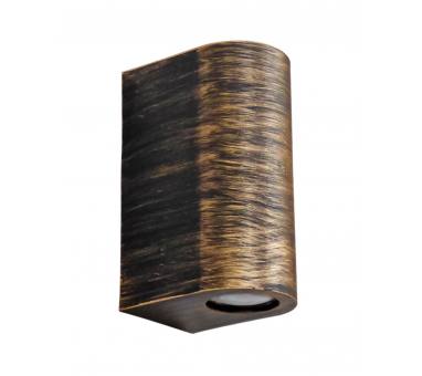 Heronia C-032 BRONZE 2/L UP-DOWN ΣΠΟΤ ΚΥΛΙΝΔΡΟΣ 2XGU10